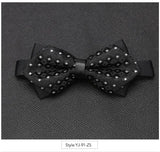 Men Bowtie Newest Butterfly Knot Mens Accessories Luxurious Bow Tie Black Cravat Formal Commercial Suit Wedding Ceremony Ties