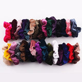 Velvet Scrunchie Women Girls Elastic Hair Rubber Bands Accessories Gum For Women Tie Hair Ring Rope Ponytail Holder Headdress