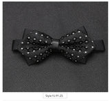 Men Bowtie Newest Butterfly Knot Mens Accessories Luxurious Bow Tie Black Cravat Formal Commercial Suit Wedding Ceremony Ties