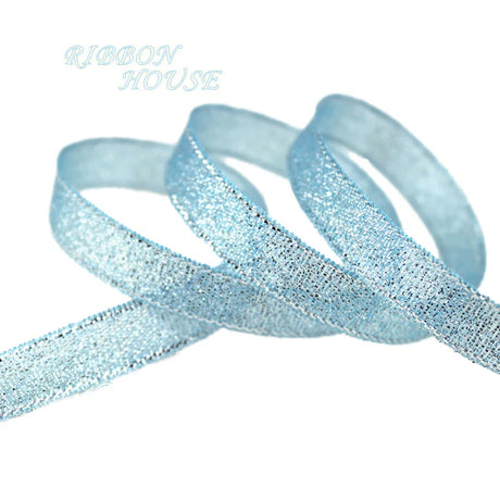 (25 yards/lot) Sky Blue polyester ribbon Christmas packaging ribbon high-grade quality squares ribbons 6/10/20/25/40mm