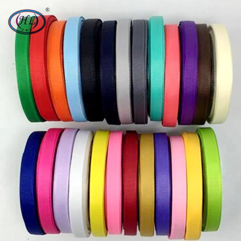 HL 5 Meters 25mm/40mm Grosgrain Ribbons Handmade DIY Headwear Accessories Wedding Decorative Wrap Gift