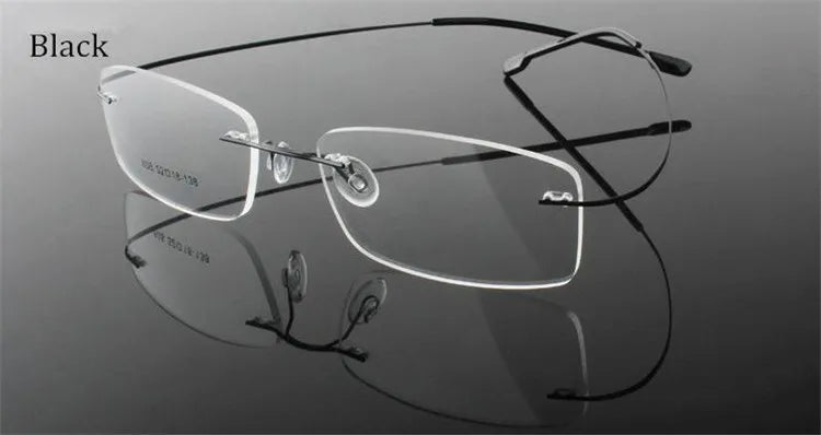 Titanium Eyewear armacao para oculos de grau Frameless Titanium Alloy Eye Glasses Frame Optical Glasses Frames for Women and Men