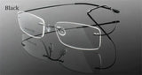 Titanium Eyewear armacao para oculos de grau Frameless Titanium Alloy Eye Glasses Frame Optical Glasses Frames for Women and Men