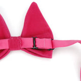 Men's Big Bow Ties For Women Men Micro Suede Bowtie Candy Solid Corduroy Butterfly Soft Lithe Gravata Wedding Party Tie Bowknot