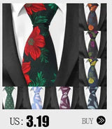 New Floral Tie For Men Women Skinny Cotton Neck Tie For Wedding Casual Mens Neckties Classic Suits Flower Print Neck Ties Cravat