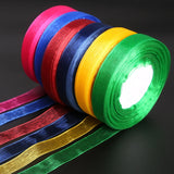 Organza Ribbon 20/50yards Wholesale Gift Wedding Christmas Decoration Wrapping Silk Ribbons 3mm-38mm Sewing Lace Fabric