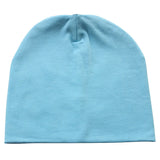 Cotton Newborn Baby Hat Girl Boy Cap Newborn 0-2Years Kids Beanie Candy Color White Black Cotton Casual Nightcap Children Cap