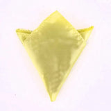 Satin Handkerchief For Men Candy Color Mens Suits Pocket Square Business Chest Towel Hanky Suit Napkin Solid  Sale