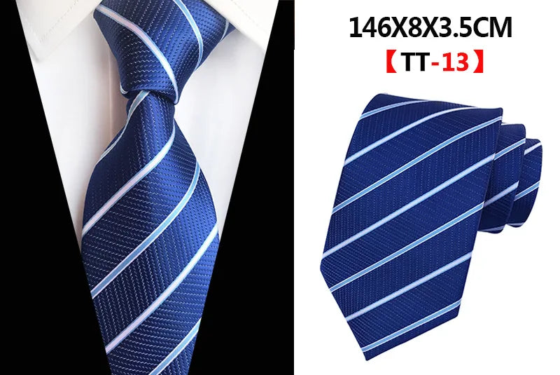 New Design Paisley Plaid Jacquard Woven Silk Mens Ties Neck Tie 8cm Striped Ties for Men Business Suit Business Wedding Party