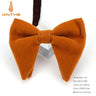 Men's Big Bow Ties For Women Men Micro Suede Bowtie Candy Solid Corduroy Butterfly Soft Lithe Gravata Wedding Party Tie Bowknot