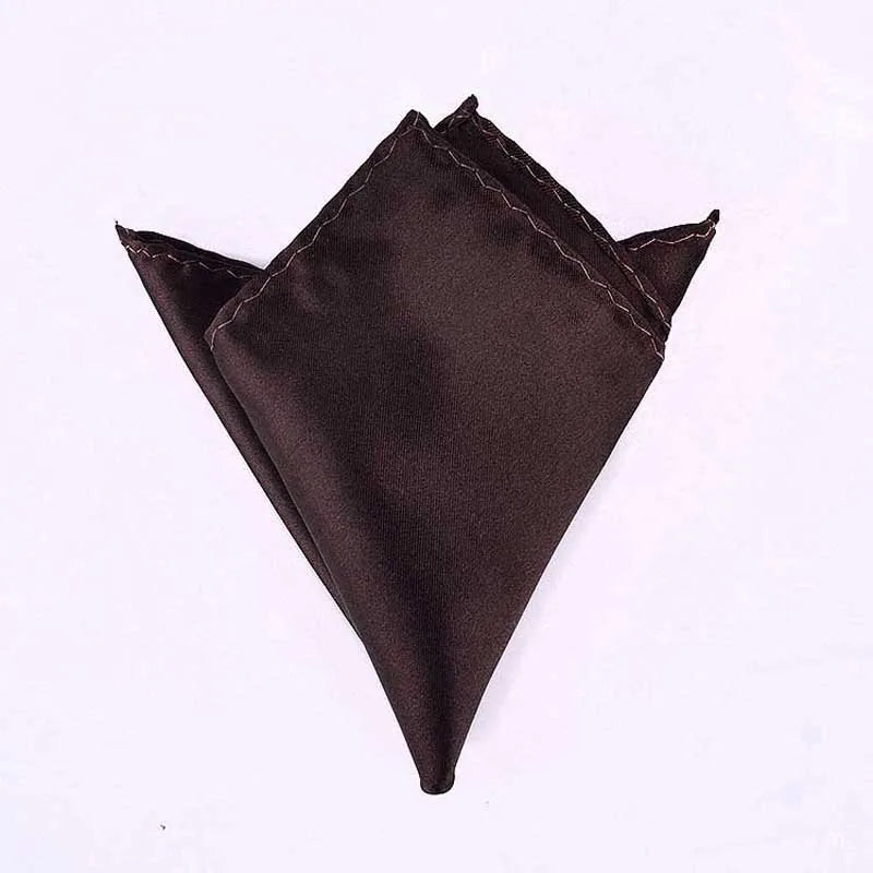 Satin Handkerchief For Men Candy Color Mens Suits Pocket Square Business Chest Towel Hanky Suit Napkin Solid  Sale
