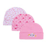 New Born Baby Boy Hats 3/5Pieces Cotton Baby Girls Hats Cartoon 0-6Months Unisex Soft Solid Color Infant Accessories