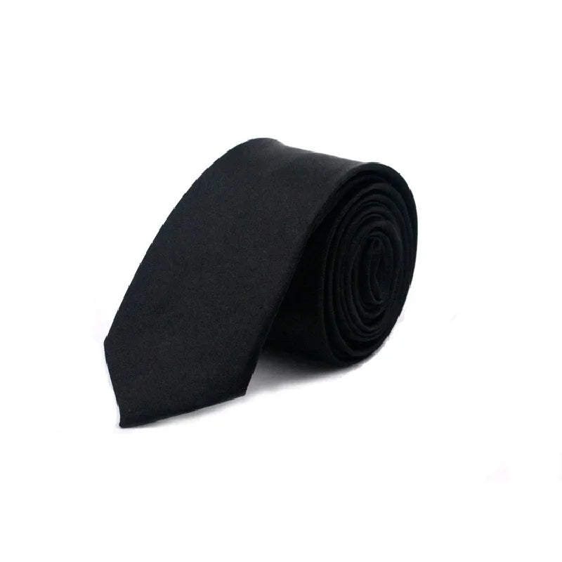 Solid Neck tie for men Gravata Slim ties narrow necktie 5cm width Cravat Mariage Gift Polyester 36 colors