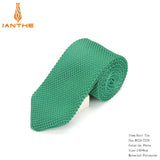 Fashion Slim Neck Tie Wedding Knitt Necktie for Men Skinny Knit Ties Man Gravata Candy Color Navy Narrow Knitted Slim Neckties