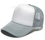 1 Piece Custom Logo Mesh Hats Men's Relaxation Hat Cheap Adult Adjustable Polyester Baseball Caps Students Hat Free Design