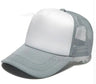 1 Piece Custom Logo Mesh Hats Men's Relaxation Hat Cheap Adult Adjustable Polyester Baseball Caps Students Hat Free Design