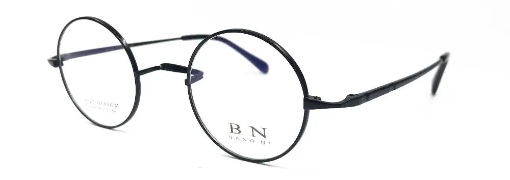 Pure Titanium Vintage 45mm Small Round Eyeglass Frames Full Rim Rx able Glasses