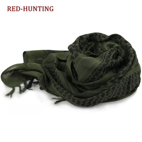 Army Military Tactical Keffiyeh Shemagh Arab Scarf Shawl Neck Cover Head Wrap Cotton Winter Scarves