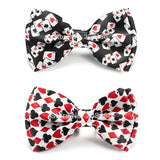 Bow Ties For Men Fashion Playing Card/Poker Red Black Tuxedo Dress Bowtie Party Formal Gift Wedding Shirts Cravat Drop Shipping