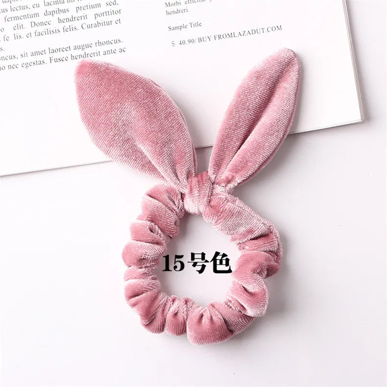 Velvet Scrunchie Women Girls Elastic Hair Rubber Bands Accessories Gum For Women Tie Hair Ring Rope Ponytail Holder Headdress