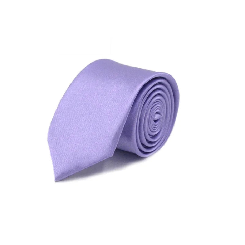 Solid Neck tie for men Gravata Slim ties narrow necktie 5cm width Cravat Mariage Gift Polyester 36 colors