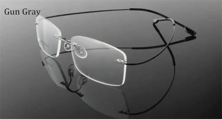 Titanium Eyewear armacao para oculos de grau Frameless Titanium Alloy Eye Glasses Frame Optical Glasses Frames for Women and Men