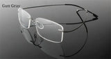 Titanium Eyewear armacao para oculos de grau Frameless Titanium Alloy Eye Glasses Frame Optical Glasses Frames for Women and Men