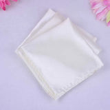 Satin Handkerchief For Men Candy Color Mens Suits Pocket Square Business Chest Towel Hanky Suit Napkin Solid  Sale