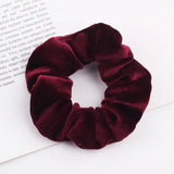Velvet Scrunchie Women Girls Elastic Hair Rubber Bands Accessories Gum For Women Tie Hair Ring Rope Ponytail Holder Headdress