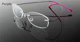 Titanium Eyewear armacao para oculos de grau Frameless Titanium Alloy Eye Glasses Frame Optical Glasses Frames for Women and Men