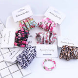 6PCS/Sett Cute Girls Elastic Hair Bands Scrunchies Ponytail Holder Rubber Bands Hair Ties Sweet Kids Hair Rope Hair Accessories