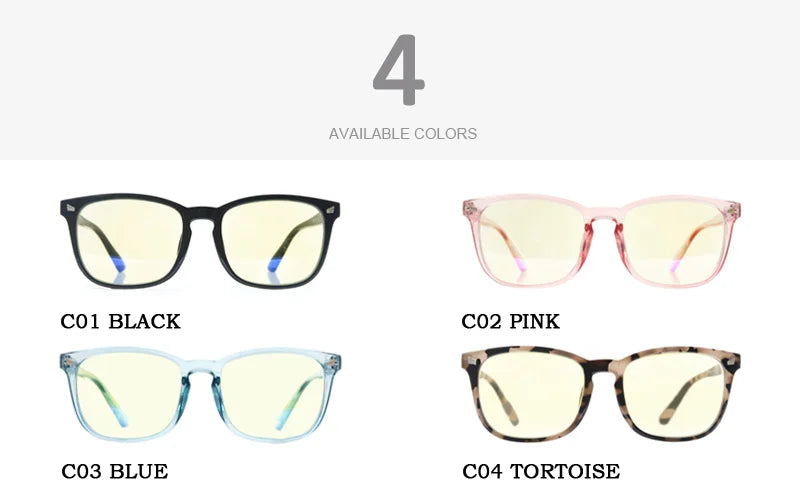 Blue Light Blocking Reading Glasses Women Stylish Square Readers Men UV Protection Magnifying Glasses Anti Glare 0 Degree