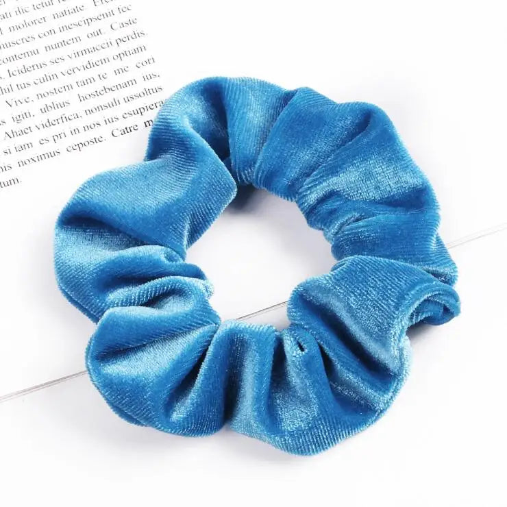 Velvet Scrunchie Women Girls Elastic Hair Rubber Bands Accessories Gum For Women Tie Hair Ring Rope Ponytail Holder Headdress