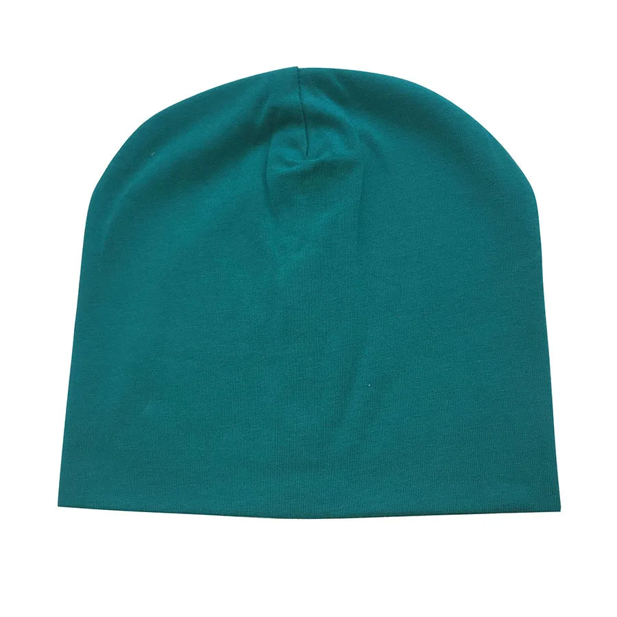 Cotton Newborn Baby Hat Girl Boy Cap Newborn 0-2Years Kids Beanie Candy Color White Black Cotton Casual Nightcap Children Cap