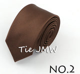 Men Solid Classic Ties Formal Striped Business 6cm Slim Necktie for Wedding Tie Skinny Groom Cravat