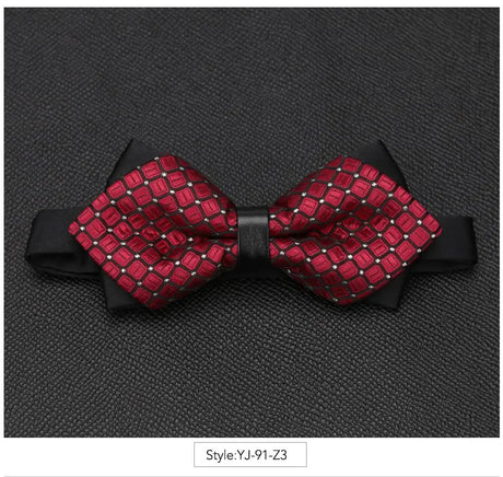 Men Bowtie Newest Butterfly Knot Mens Accessories Luxurious Bow Tie Black Cravat Formal Commercial Suit Wedding Ceremony Ties