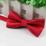 Children Polyester Bowtie Classic Solid Color Butterfly Wedding Party Necktie Kid Suit Tuxedo Dicky Pet Bow Tie