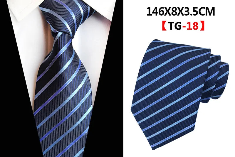 New Design Paisley Plaid Jacquard Woven Silk Mens Ties Neck Tie 8cm Striped Ties for Men Business Suit Business Wedding Party