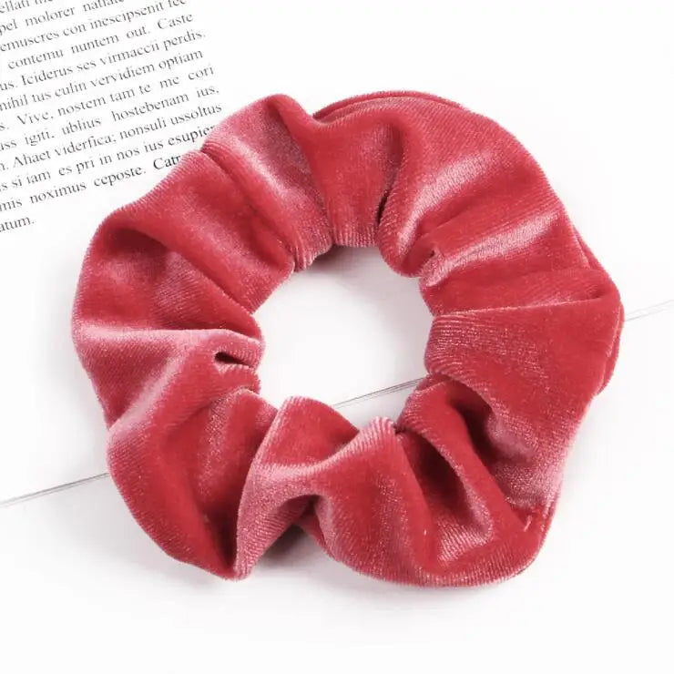 Velvet Scrunchie Women Girls Elastic Hair Rubber Bands Accessories Gum For Women Tie Hair Ring Rope Ponytail Holder Headdress