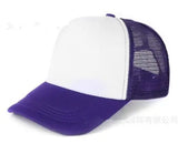 1 Piece Custom Logo Mesh Hats Men's Relaxation Hat Cheap Adult Adjustable Polyester Baseball Caps Students Hat Free Design