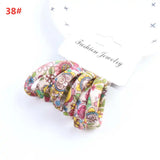 6PCS/Sett Cute Girls Elastic Hair Bands Scrunchies Ponytail Holder Rubber Bands Hair Ties Sweet Kids Hair Rope Hair Accessories