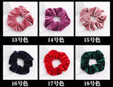 Velvet Scrunchie Women Girls Elastic Hair Rubber Bands Accessories Gum For Women Tie Hair Ring Rope Ponytail Holder Headdress