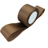 brown Single Face Satin Ribbon Wholesale Gift Wrapping Christmas ribbons