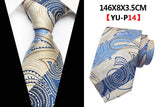 New Design Paisley Plaid Jacquard Woven Silk Mens Ties Neck Tie 8cm Striped Ties for Men Business Suit Business Wedding Party