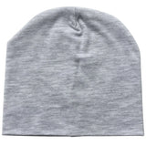Cotton Newborn Baby Hat Girl Boy Cap Newborn 0-2Years Kids Beanie Candy Color White Black Cotton Casual Nightcap Children Cap