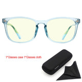 Blue Light Blocking Reading Glasses Women Stylish Square Readers Men UV Protection Magnifying Glasses Anti Glare 0 Degree
