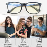 Blue Light Blocking Reading Glasses Women Stylish Square Readers Men UV Protection Magnifying Glasses Anti Glare 0 Degree