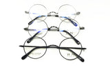 Pure Titanium Vintage 45mm Small Round Eyeglass Frames Full Rim Rx able Glasses