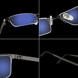 Men's Blue Light Blocking Glasses for Computer Eyeglasses Blaulicht Gaming Protection Blue Ray Goggles Anti Radiation Antiglare