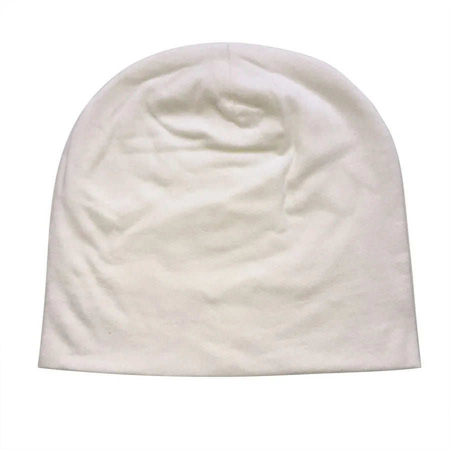 Cotton Newborn Baby Hat Girl Boy Cap Newborn 0-2Years Kids Beanie Candy Color White Black Cotton Casual Nightcap Children Cap